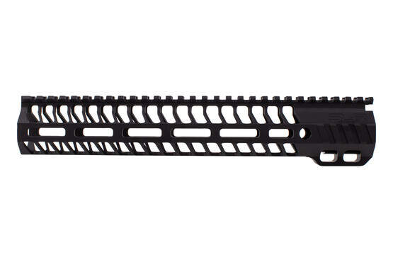 SLR Rifleworks M-LOK HELIX rail is 11.7" for AR15 with black anodized finish and full length top rail